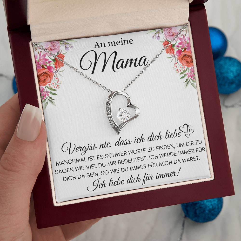 Mama - Ich liebe dich für immer! - Herzkette