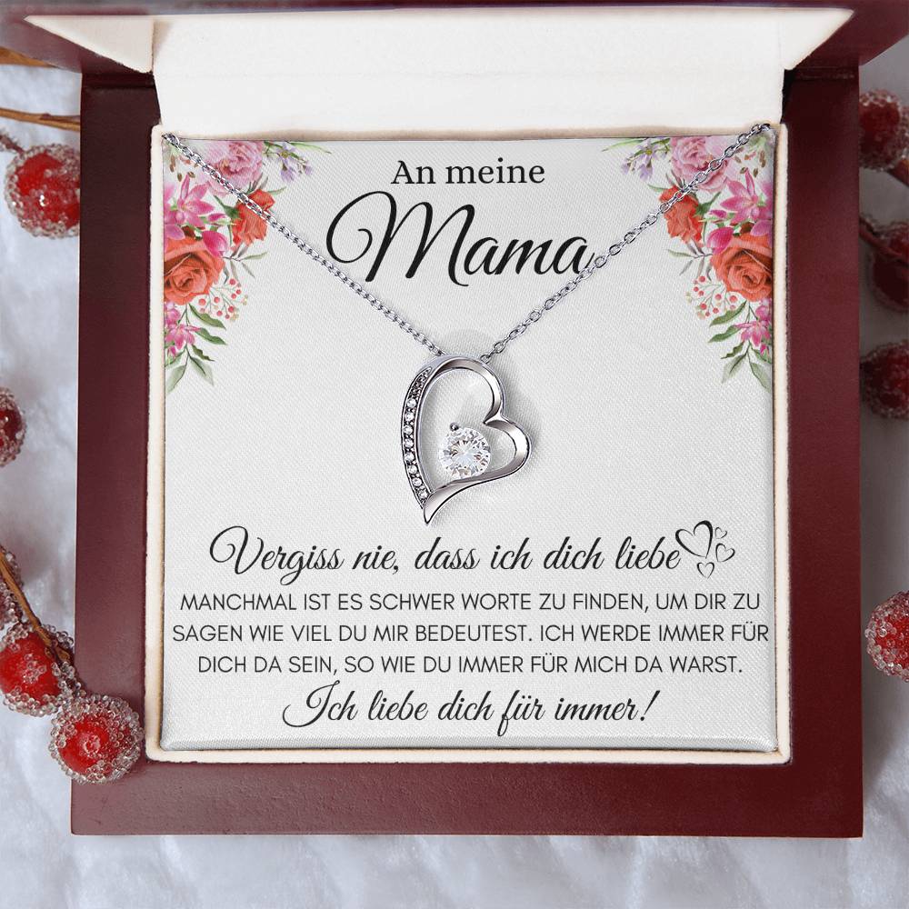 Mama - Ich liebe dich für immer! - Herzkette