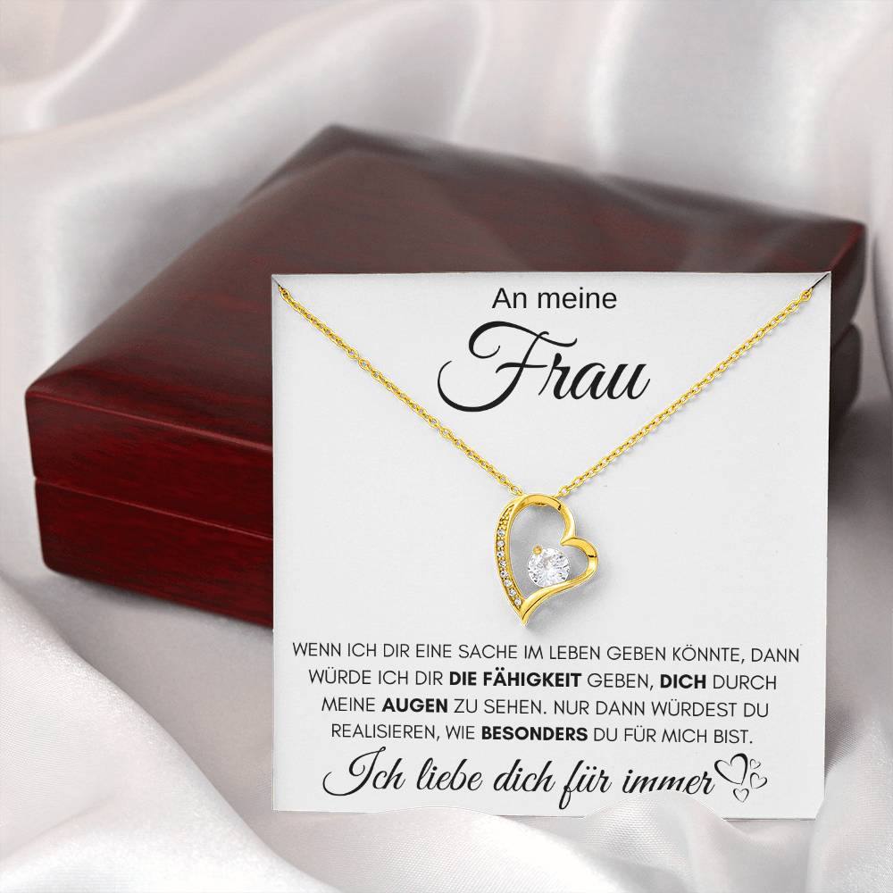 An meine Frau "Fähigkeit Geben" - Luxus Halskette
