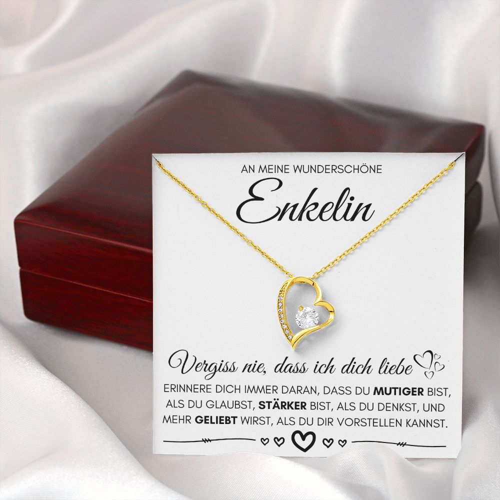 An meine wunderschöne Enkelin - Luxus Halskette