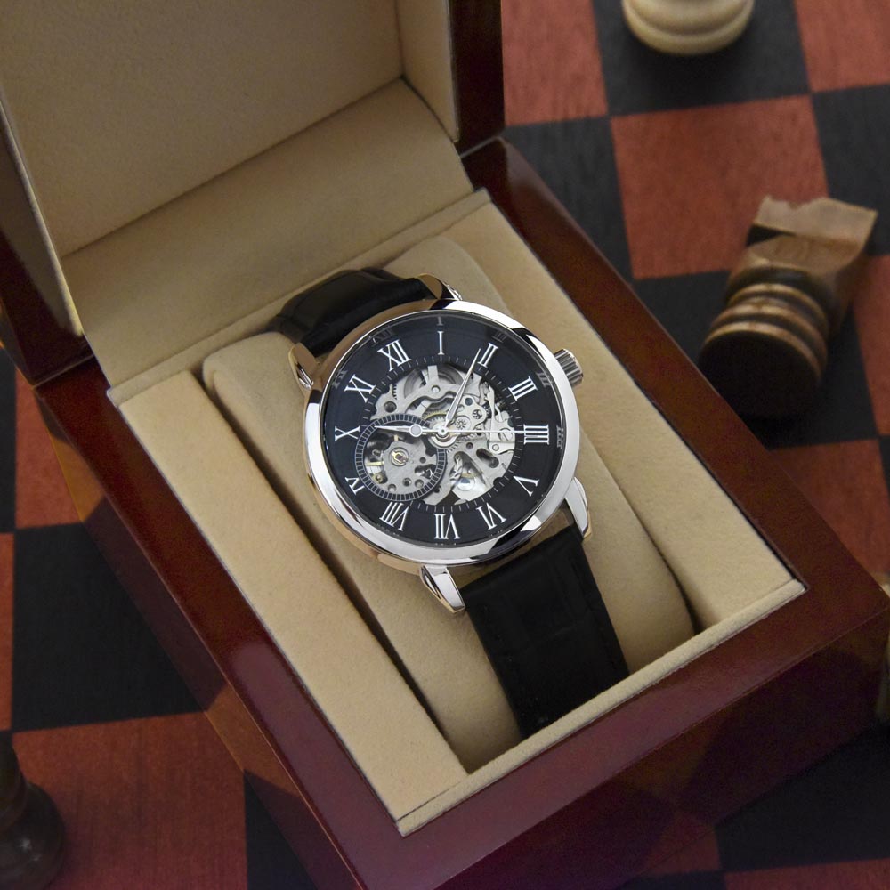 An Meinen Sohn - Skelettarmbanduhr