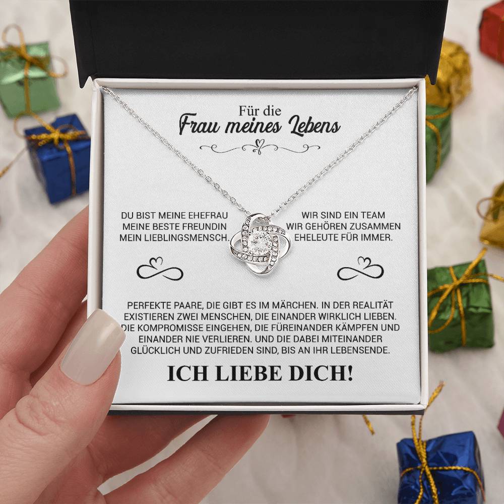 Für die Frau meines Lebens - Knot Halskette