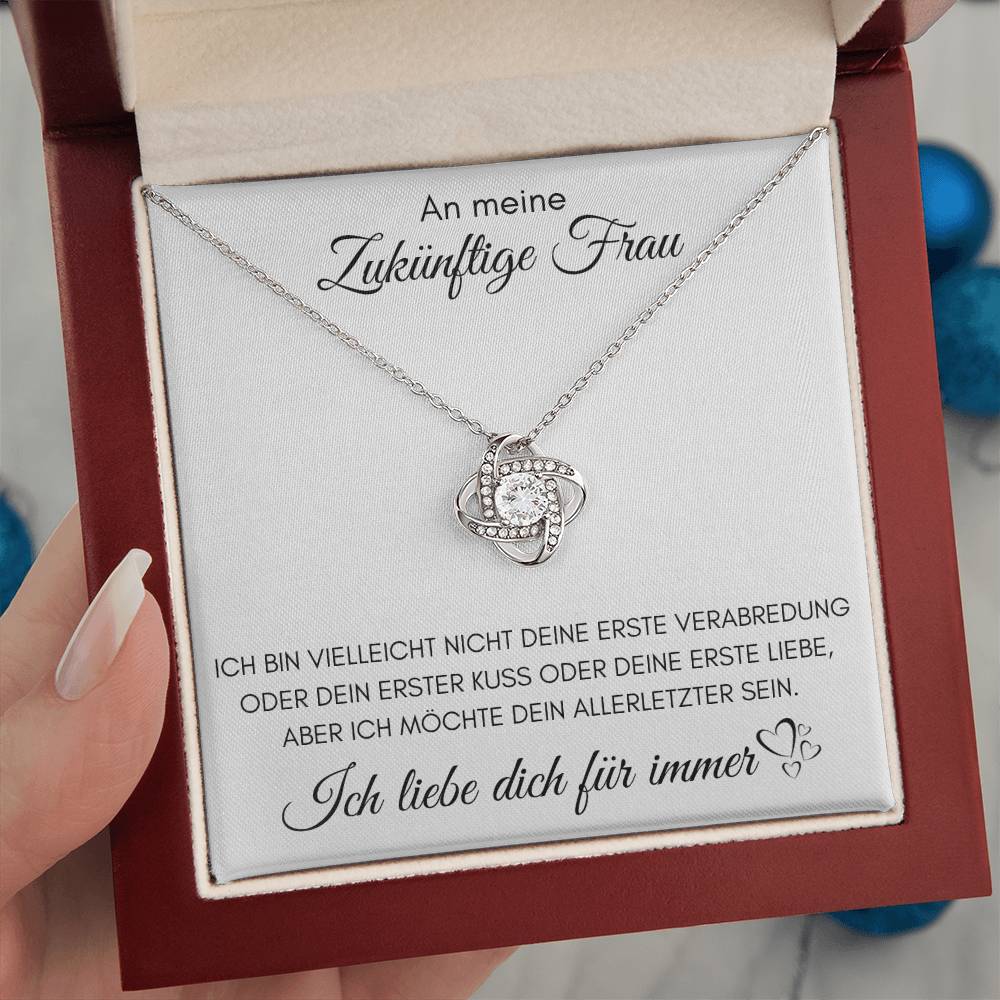 An meine zukünftige Frau - Love Knot Halskette