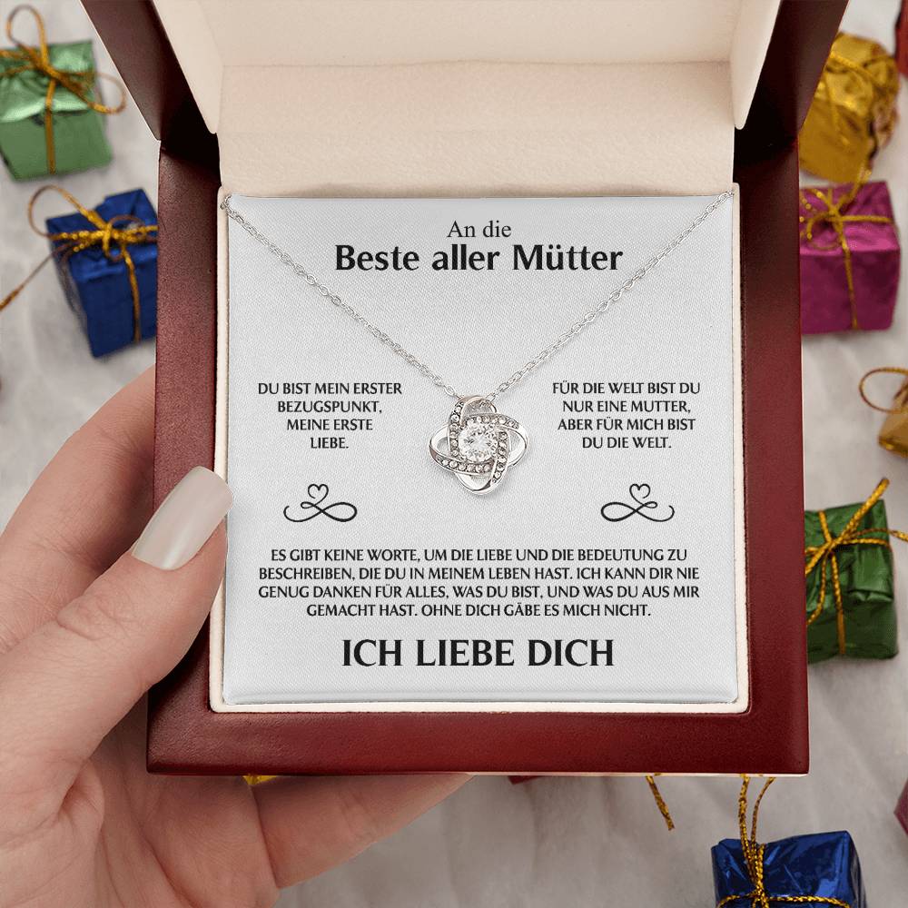An die beste aller Mütter - Knot Halskette