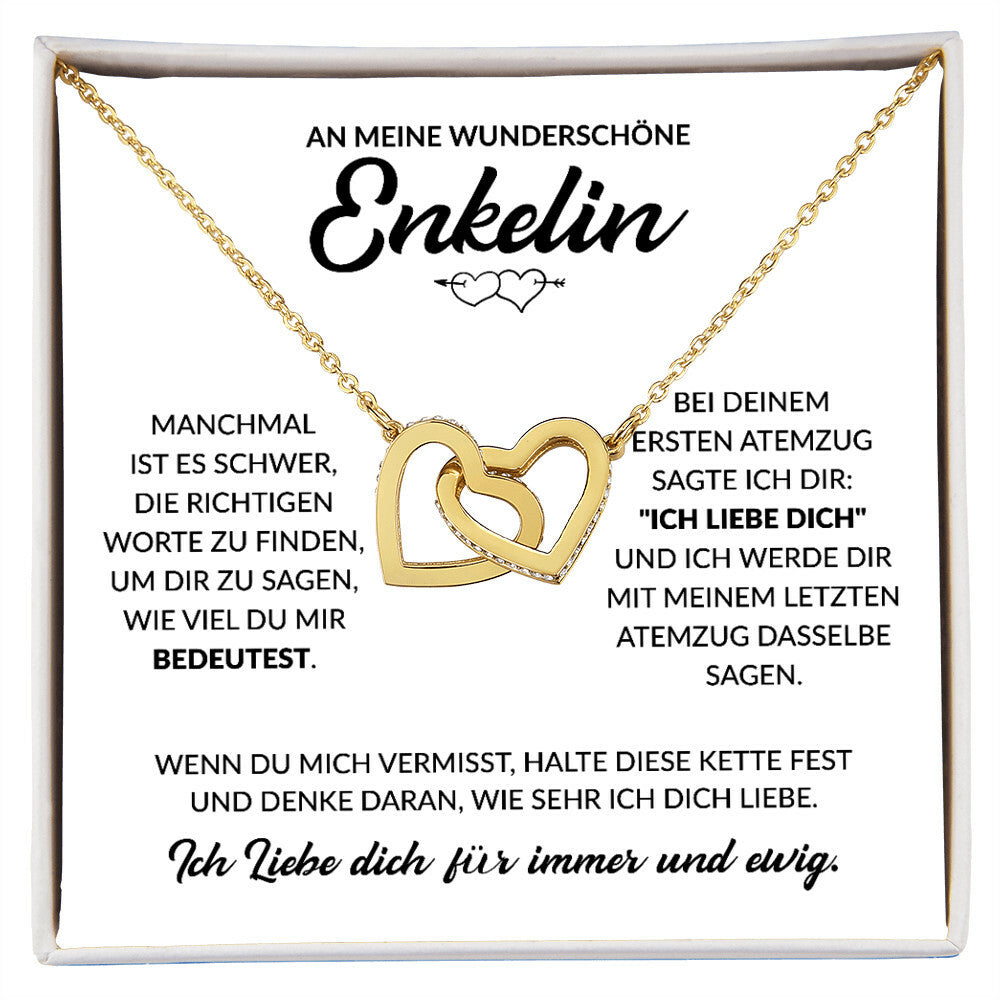 An meine wunderschöne Enkelin - Herzenkette