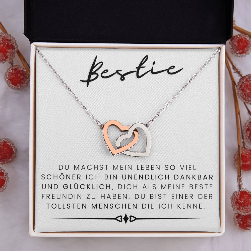 Dankbar & Glücklich - Herzenkette