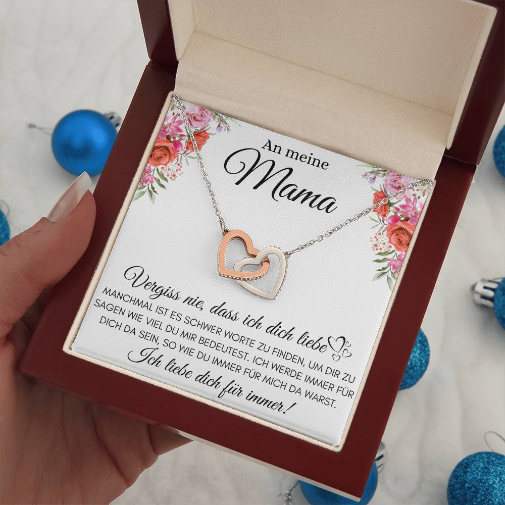 Mama - Ich liebe dich für immer! - Herzenkette