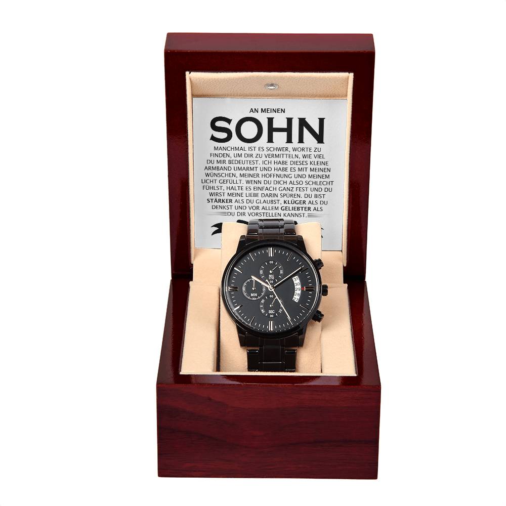 An meinen Sohn - Chronograf-Armbanduhr
