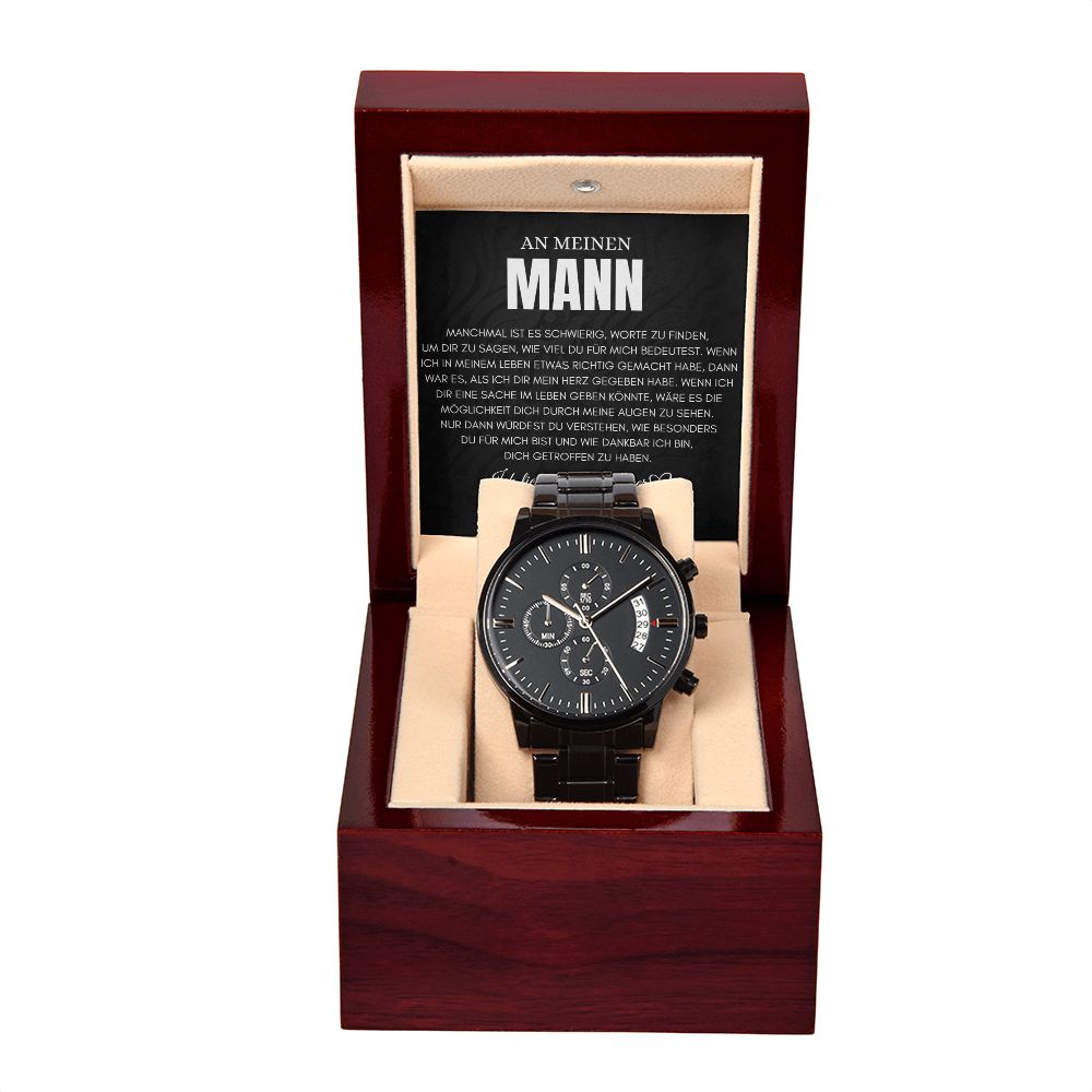 An meinen Mann - Chronograf-Armbanduhr