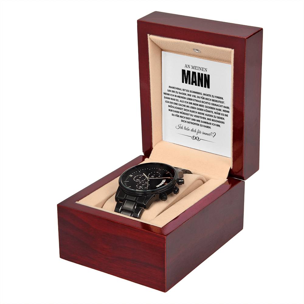 An meinen Mann - Chronograf-Armbanduhr