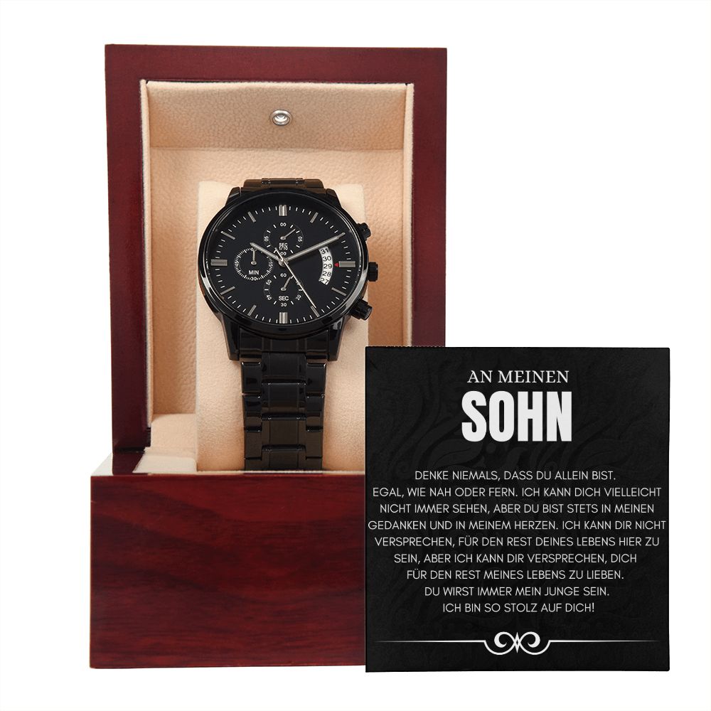 An meinen Sohn - Chronograf-Armbanduhr