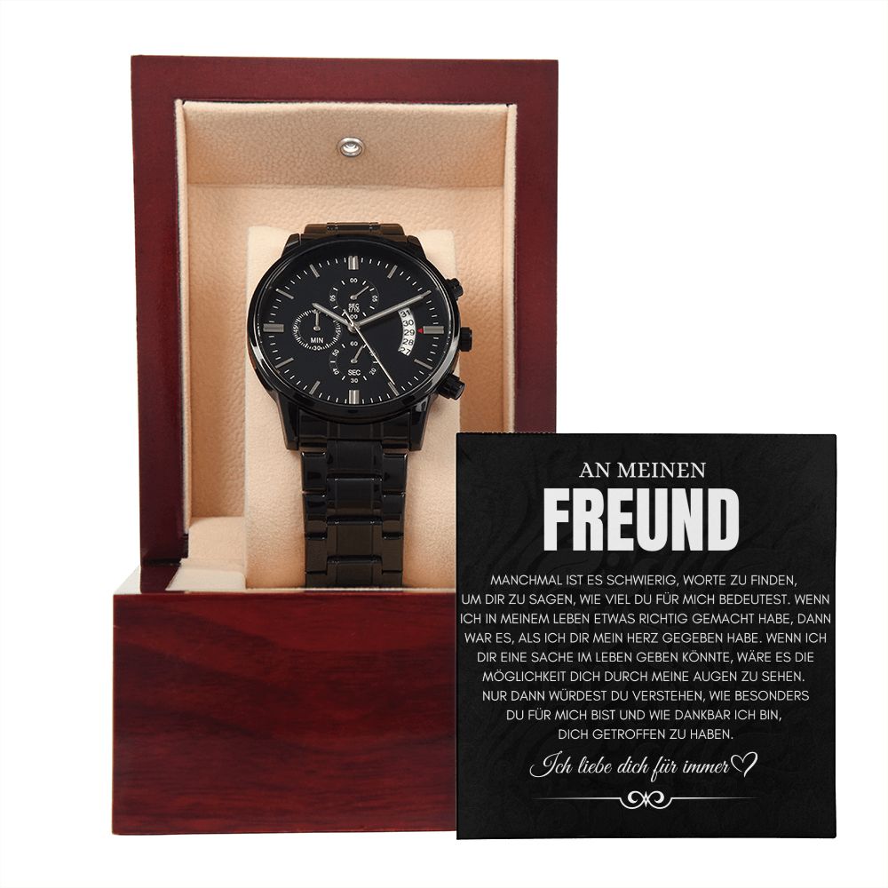 An meinen Freund - Chronograf-Armbanduhr