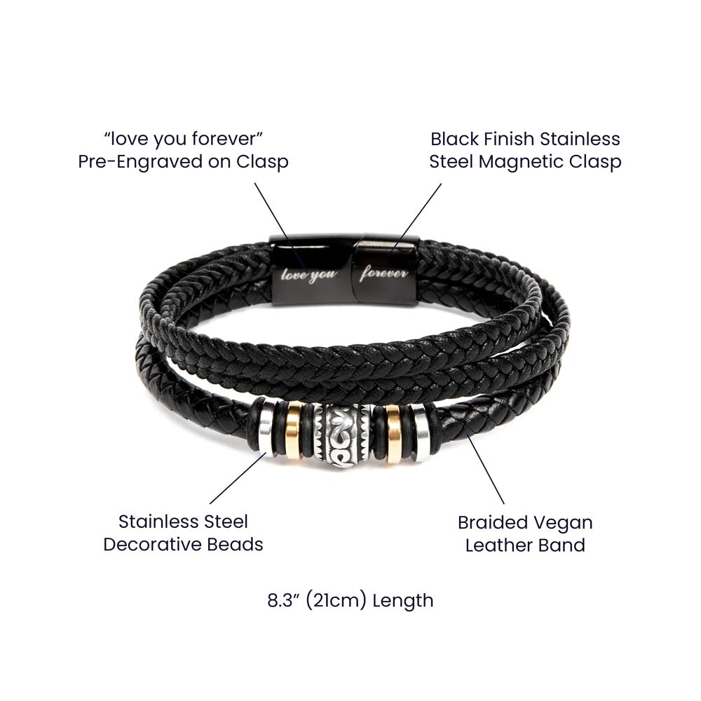 Sohn "Stärker, Klüger, Geliebter" - Armband