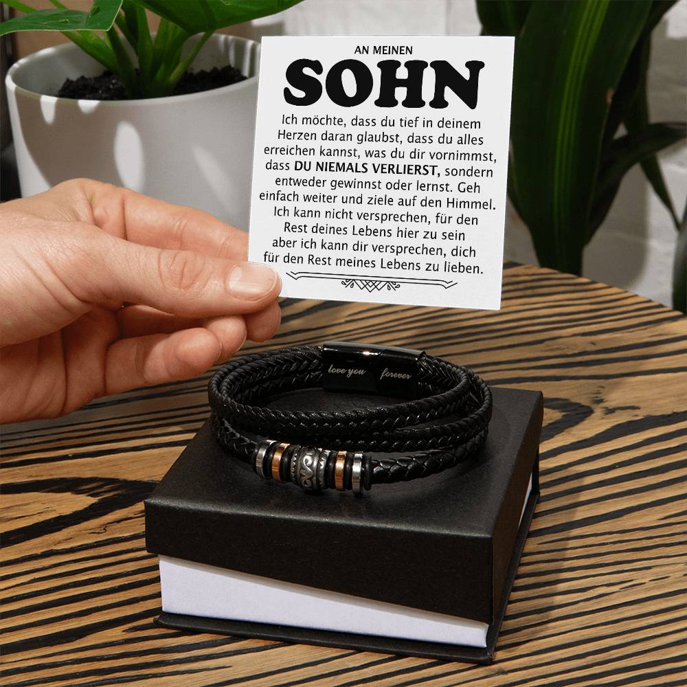 Sohn "Niemals Verlierst" - Armband