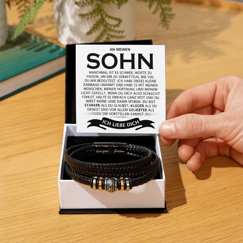 Sohn "Stärker, Klüger, Geliebter" - Armband