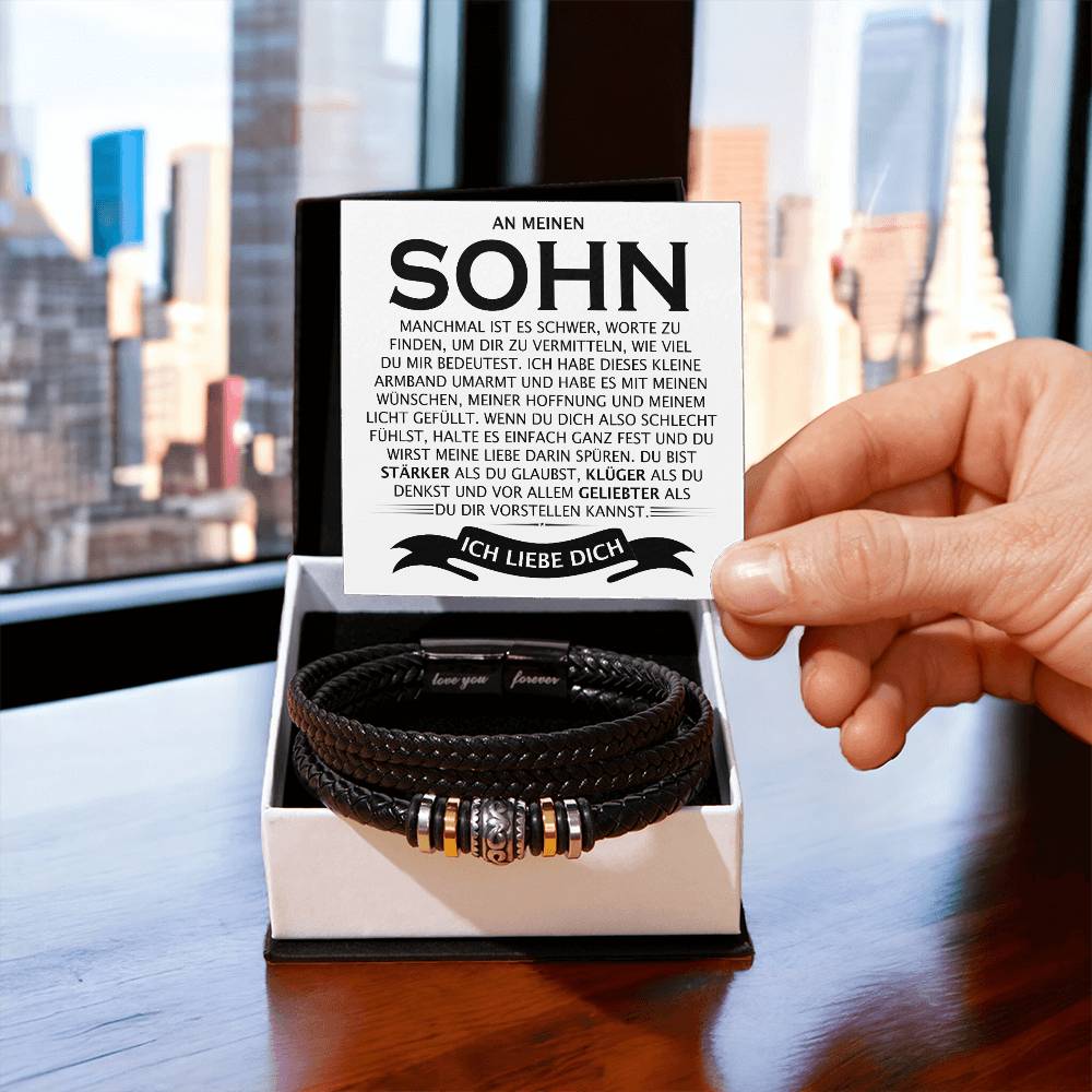 Sohn "Stärker, Klüger, Geliebter" - Armband