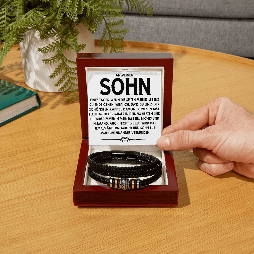 Geschenk für Sohn von Mama – Lederarmband