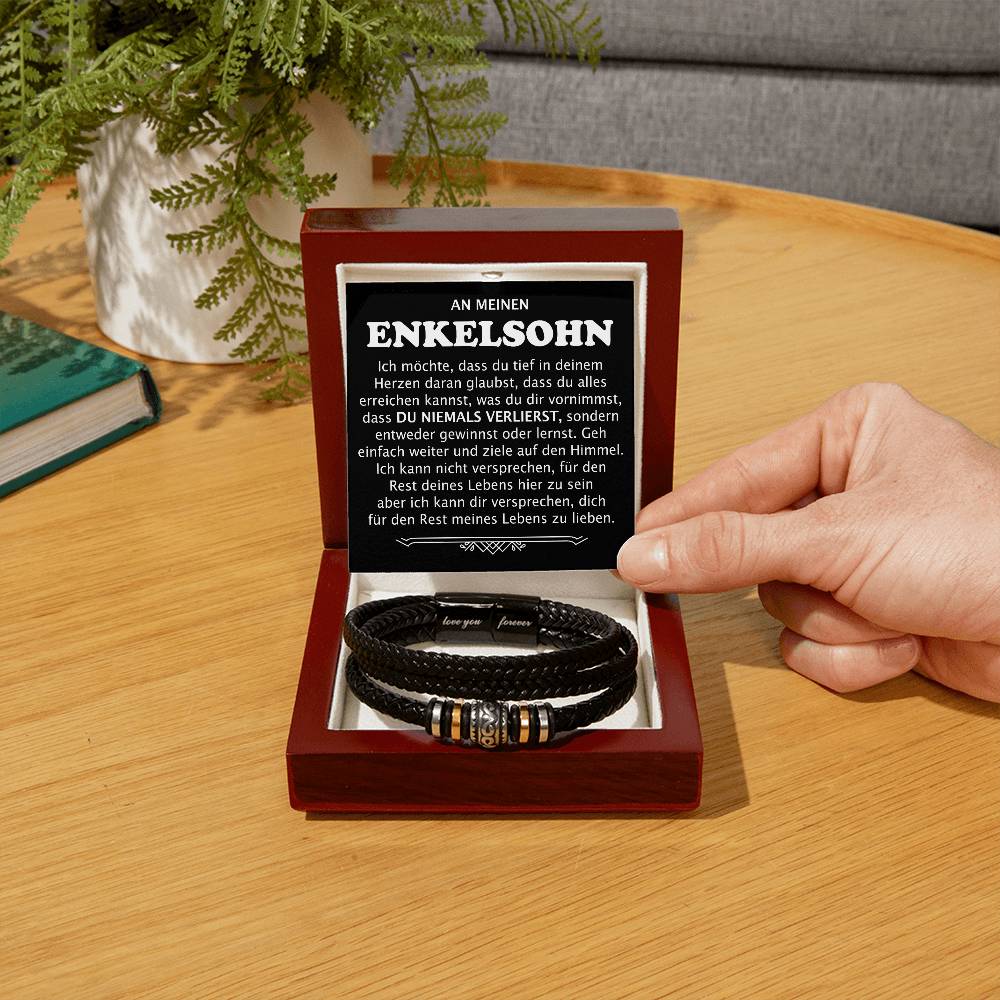 An meinen Enkelsohn "Du Niemals Verlierst" - Armband