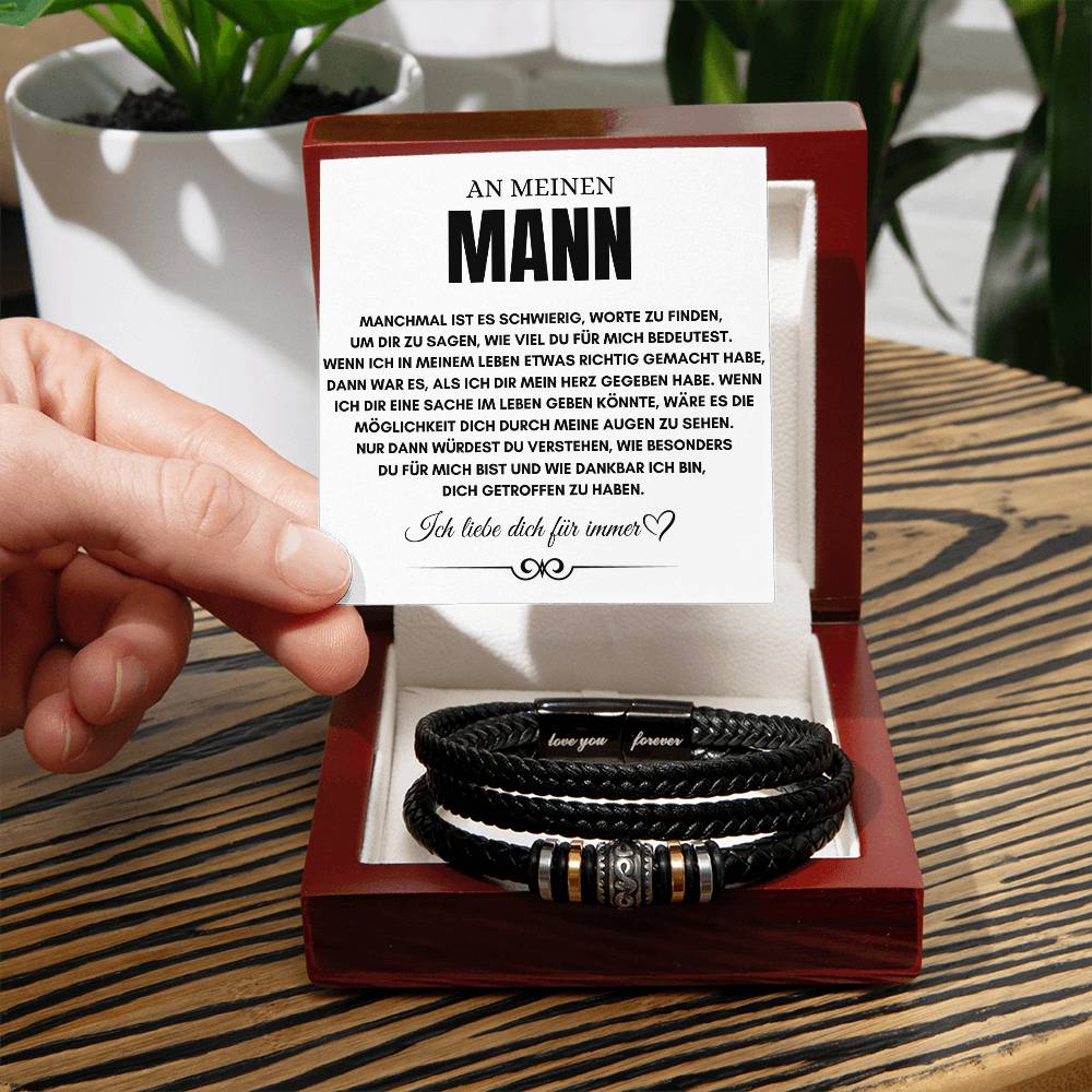 An meinen Mann Armband