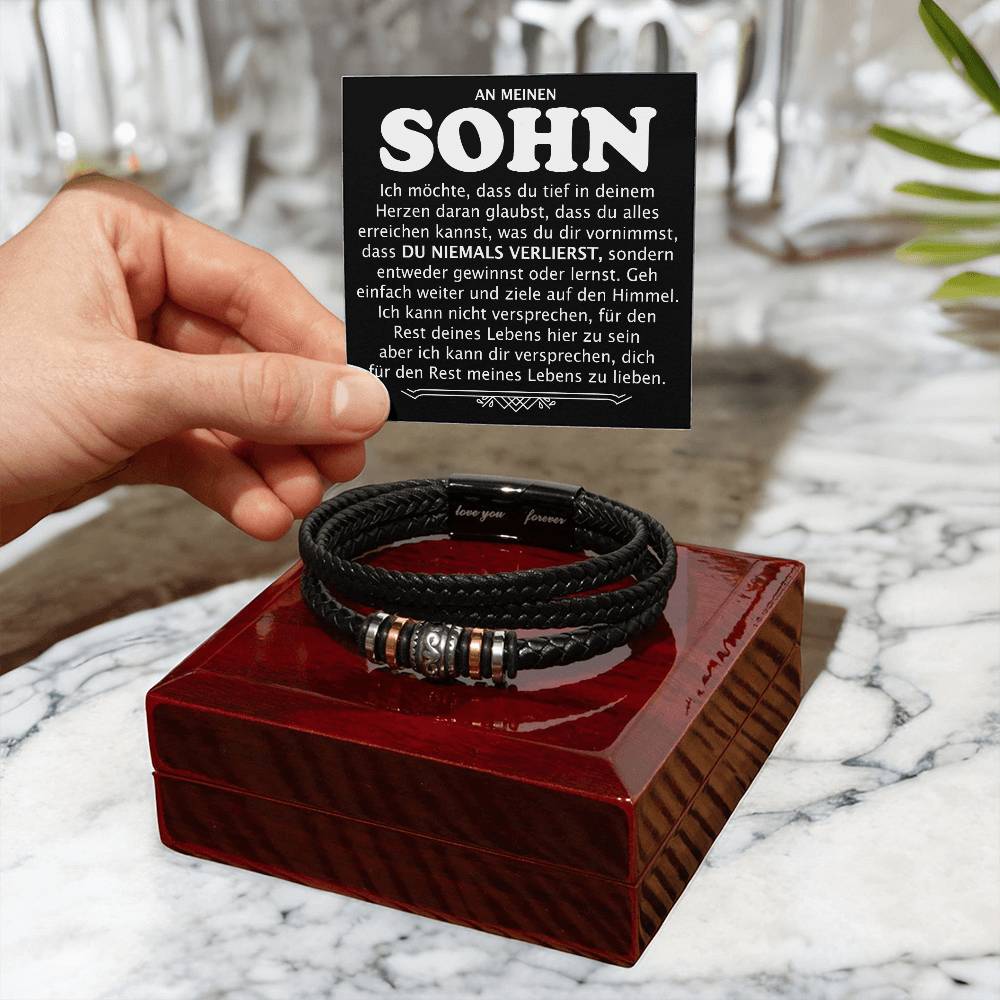 Sohn "Niemals Verlierst" - Armband
