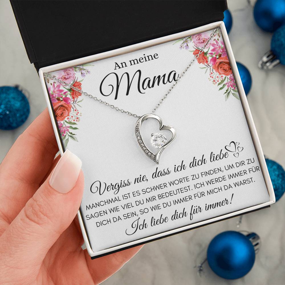 Mama - Ich liebe dich für immer! - Herzkette