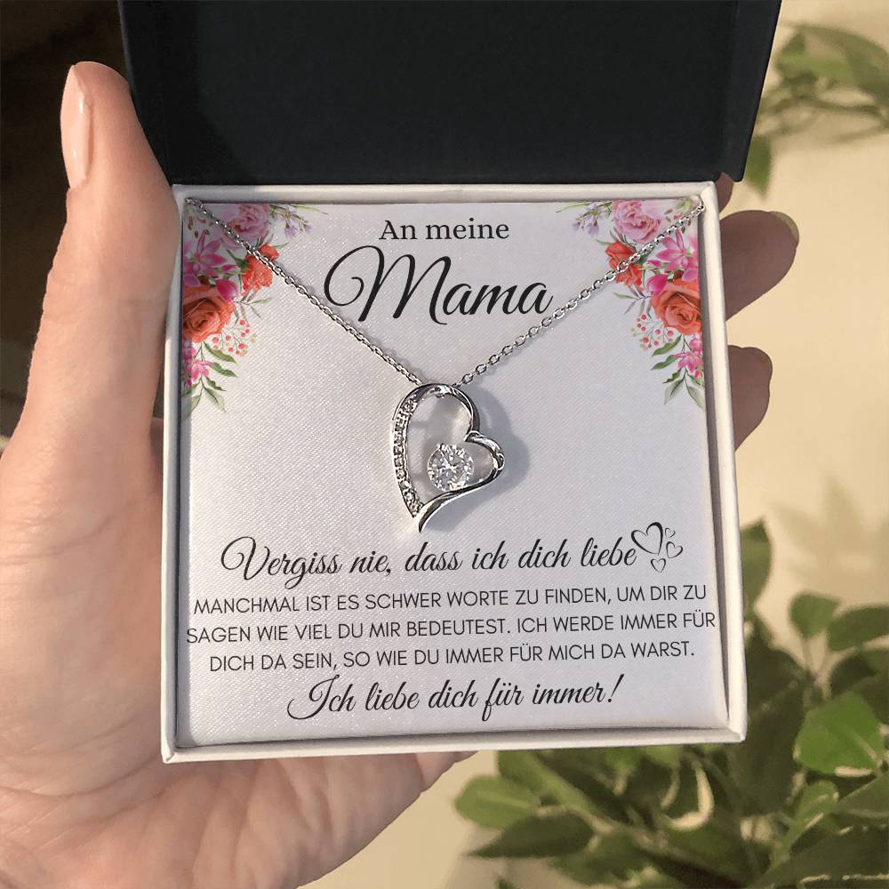 Mama - Ich liebe dich für immer! - Herzkette
