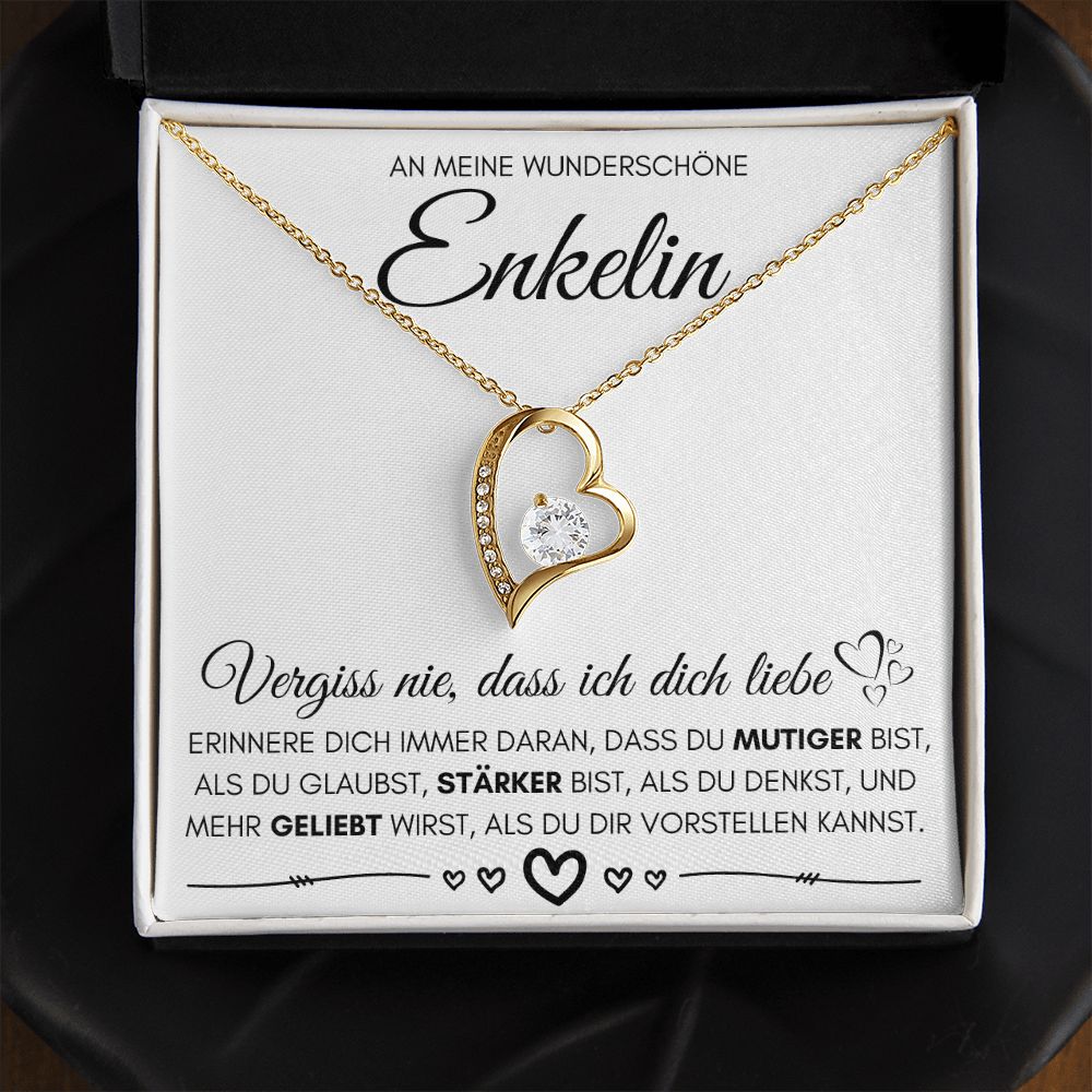 An meine wunderschöne Enkelin - Luxus Halskette