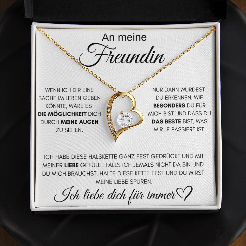 An meine Freundin "das Beste" - Luxus Halskette