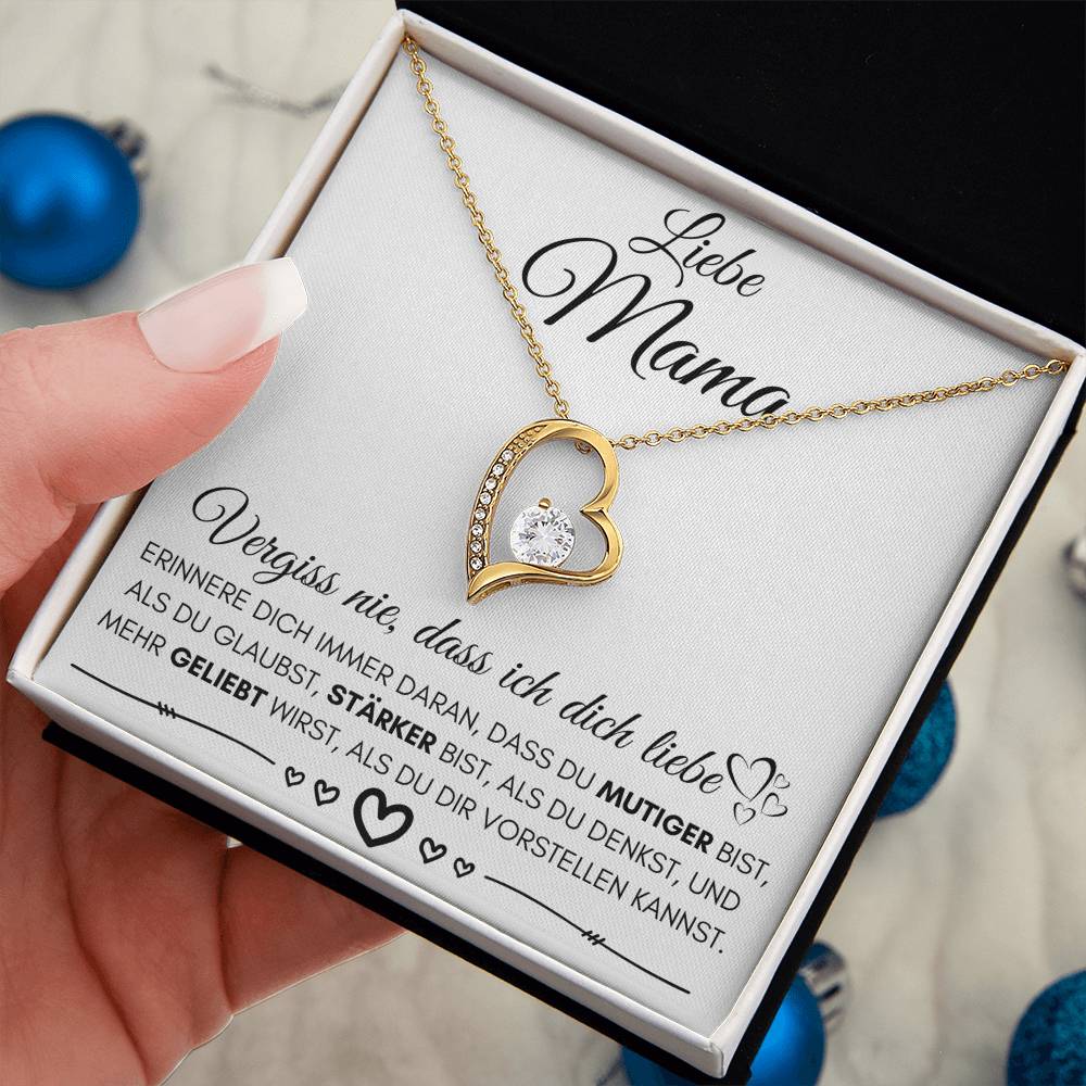 Liebe Mama "Erinnere Dich" - Herzkette