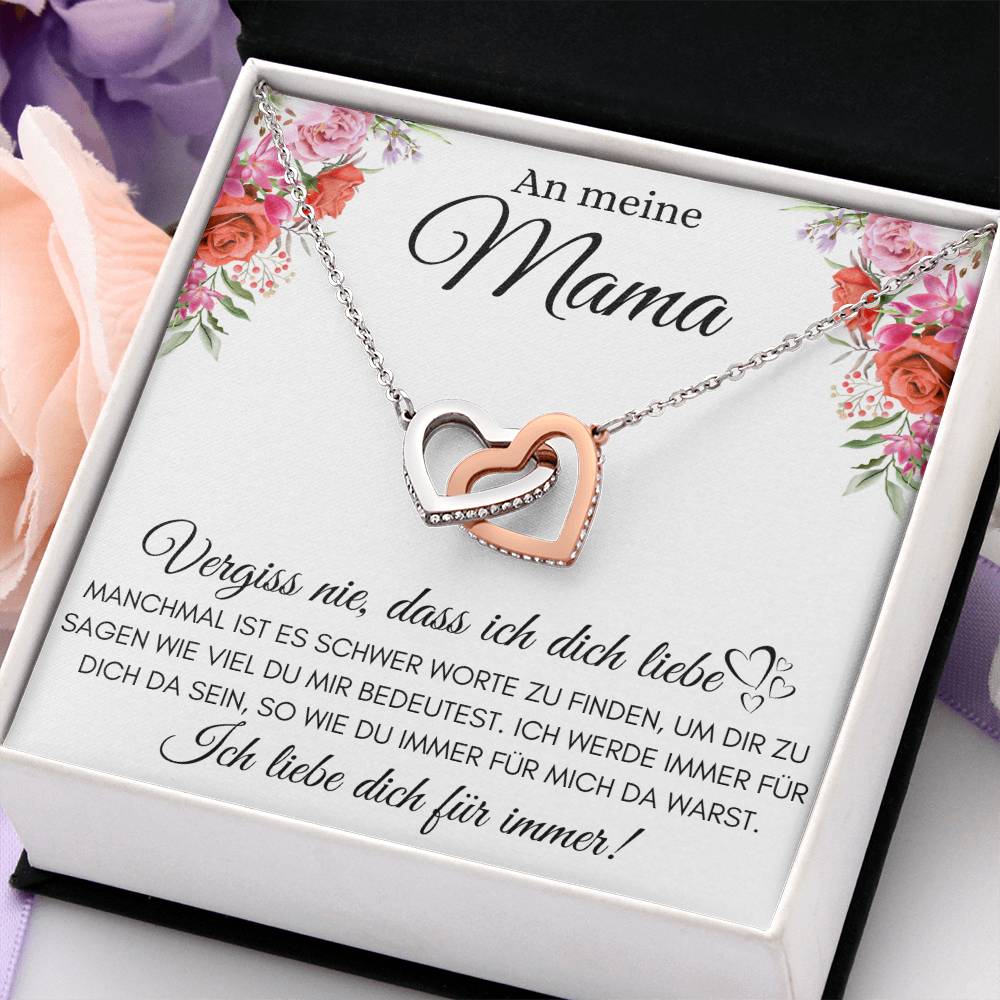 Mama - Ich liebe dich für immer! - Herzenkette