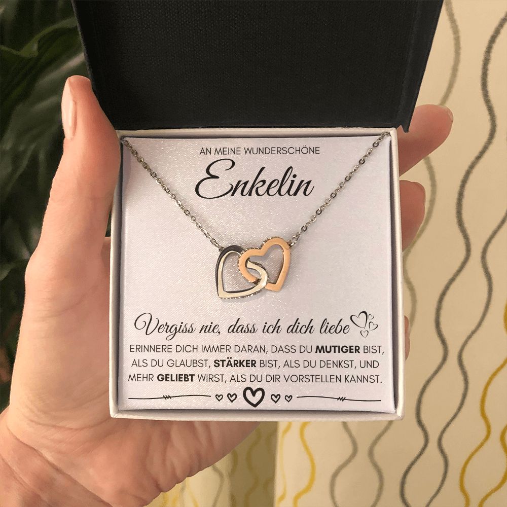 An meine wunderschöne Enkelin - Herzenkette