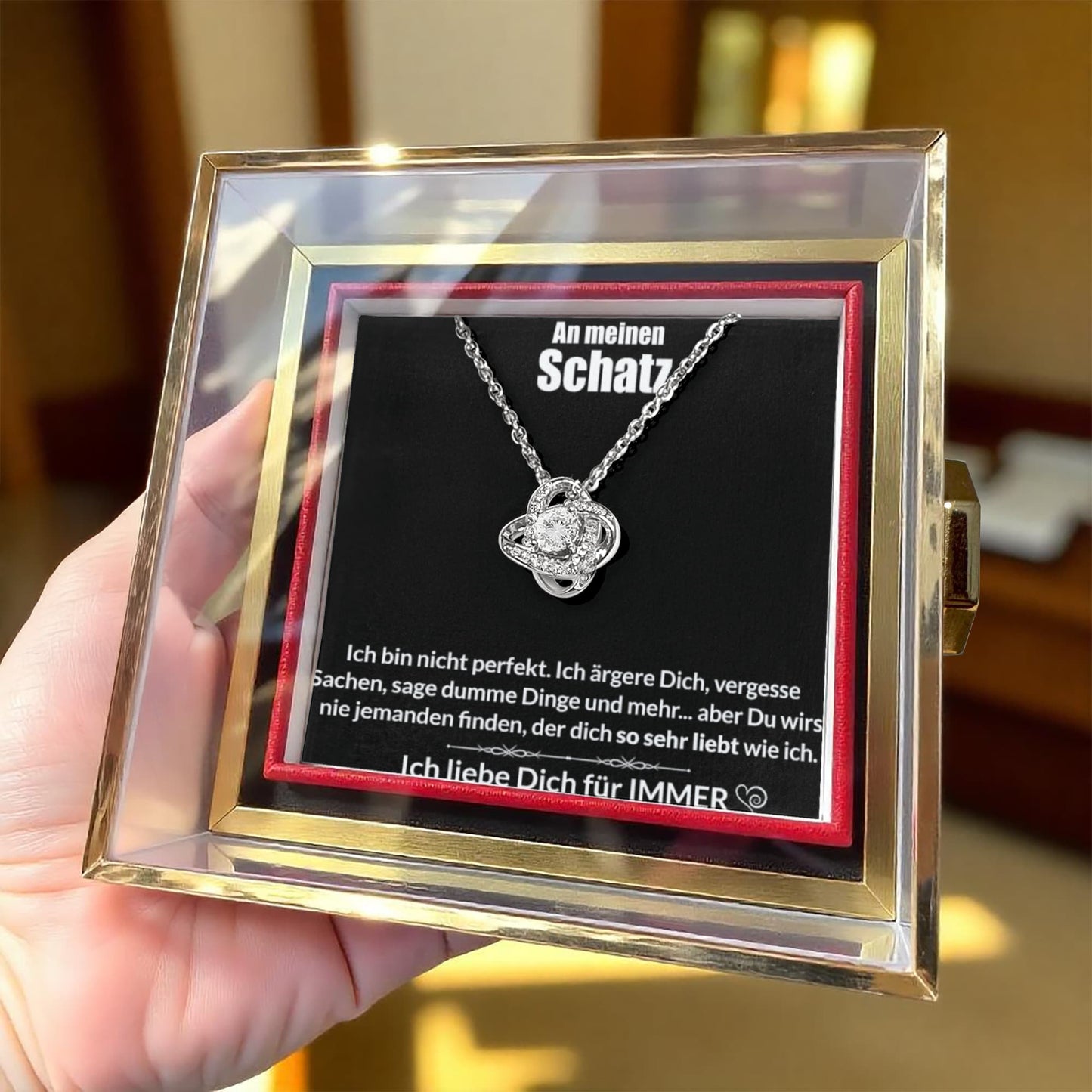 Liebes-Knoten-Halsband