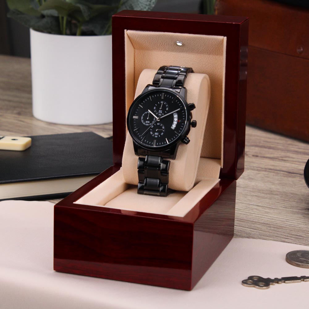 An meinen Sohn - Chronograf-Armbanduhr