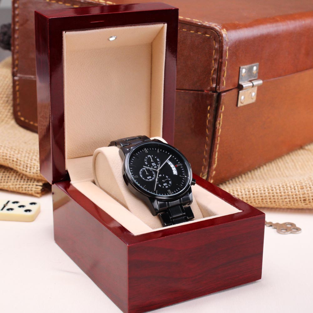 An meinen Sohn - Chronograf-Armbanduhr