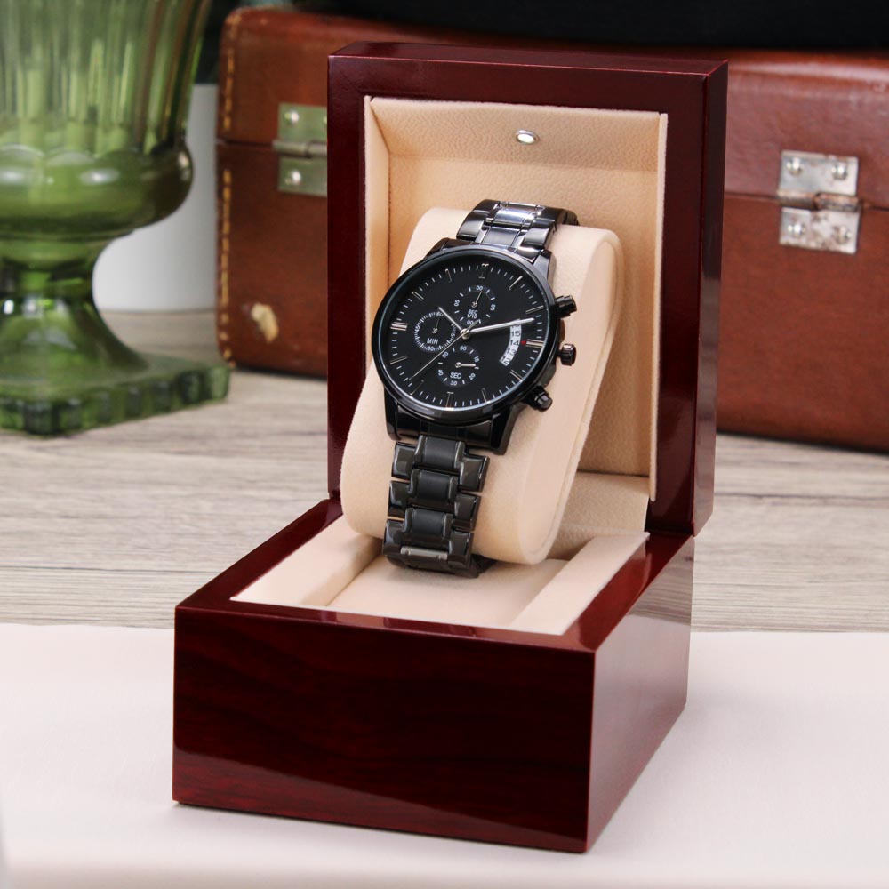 An meinen Mann - Chronograf-Armbanduhr