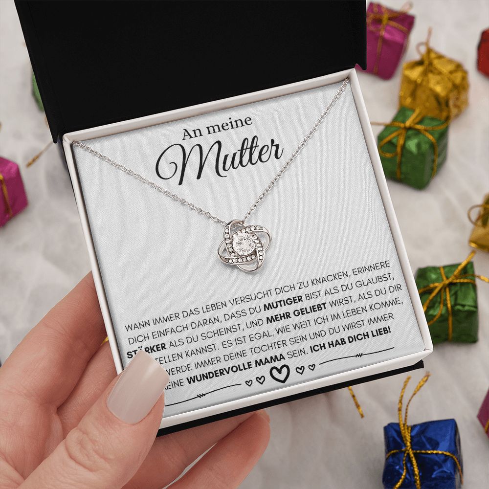 Wundervolle Mama - Knot Halskette