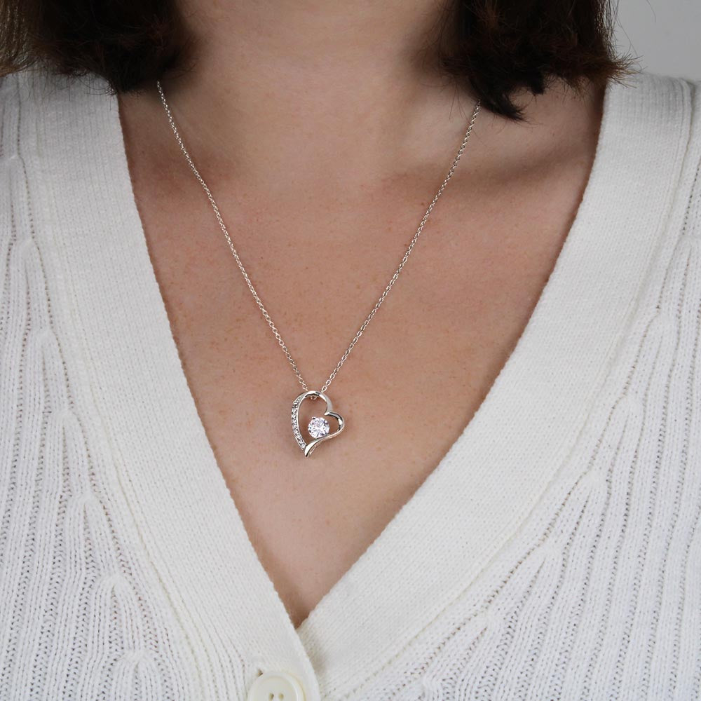 Alles Liebe zum Muttertag - Luxus 14K Weißgold Halskette