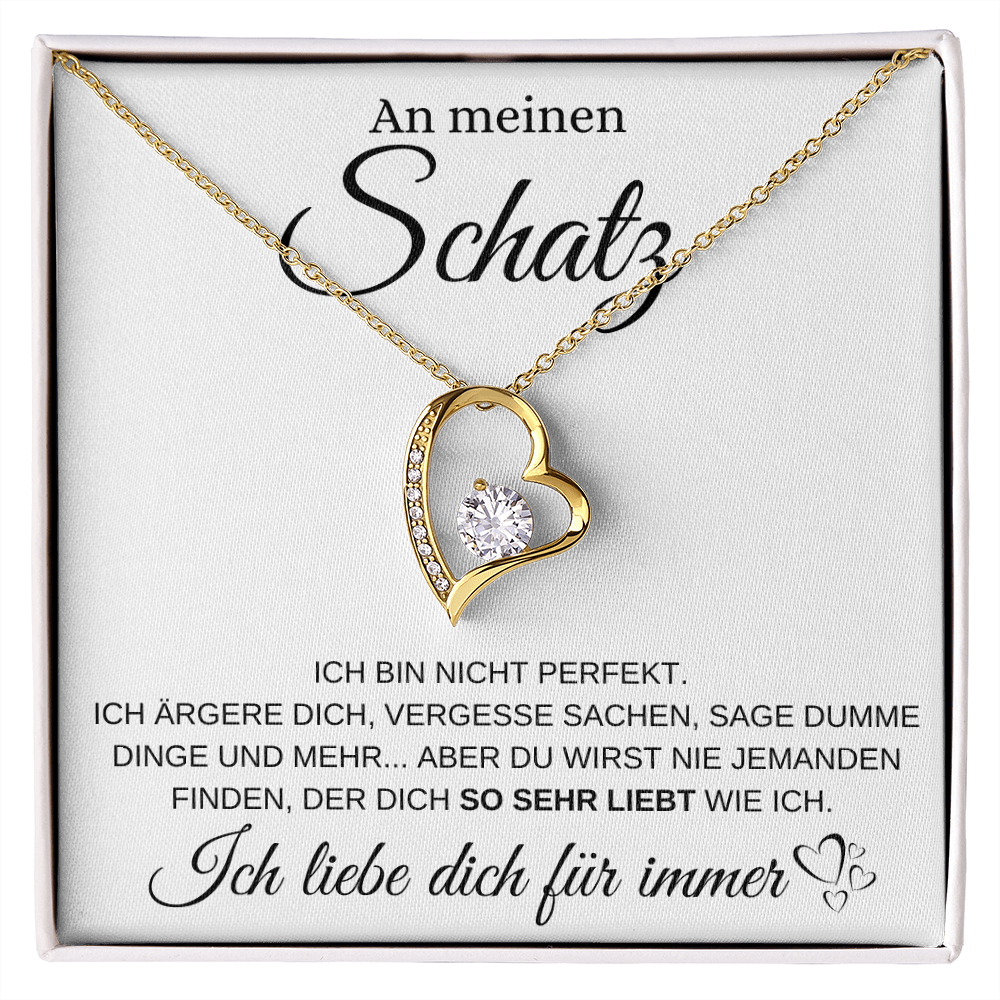Luxus Halskette - Ich liebe dich für immer