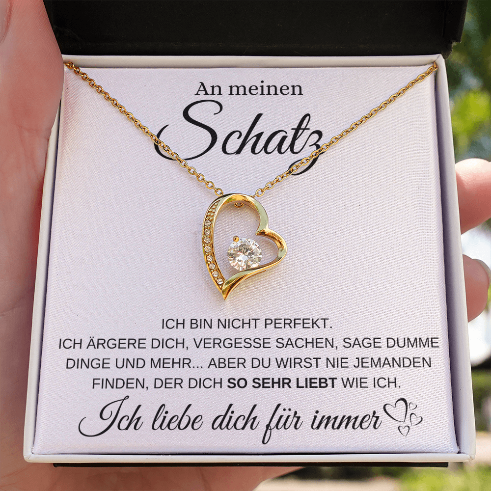 Luxus Halskette - Ich liebe dich für immer