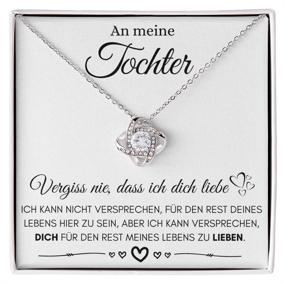 14K Weißgold Halskette - FÜR DEN REST MEINES LEBEN