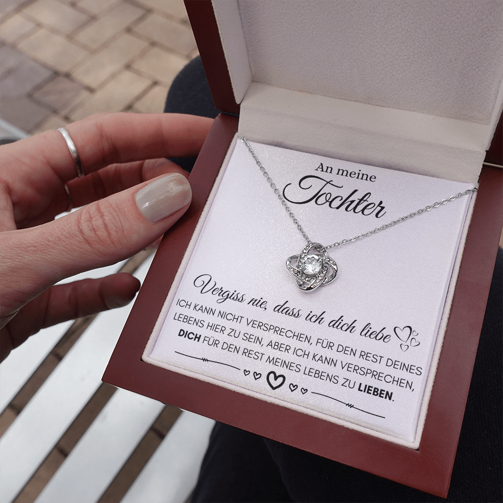 14K Weißgold Halskette - FÜR DEN REST MEINES LEBEN