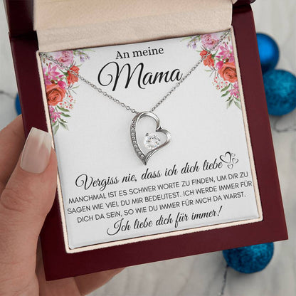 Mama - Ich liebe dich für immer! - Herzkette