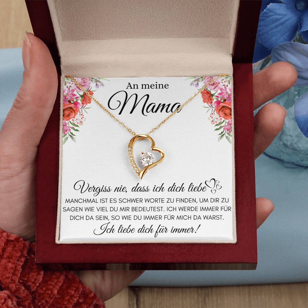 Mama - Ich liebe dich für immer! - Herzkette