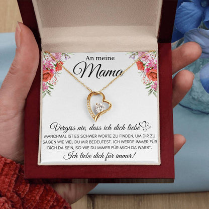 Mama - Ich liebe dich für immer! - Herzkette