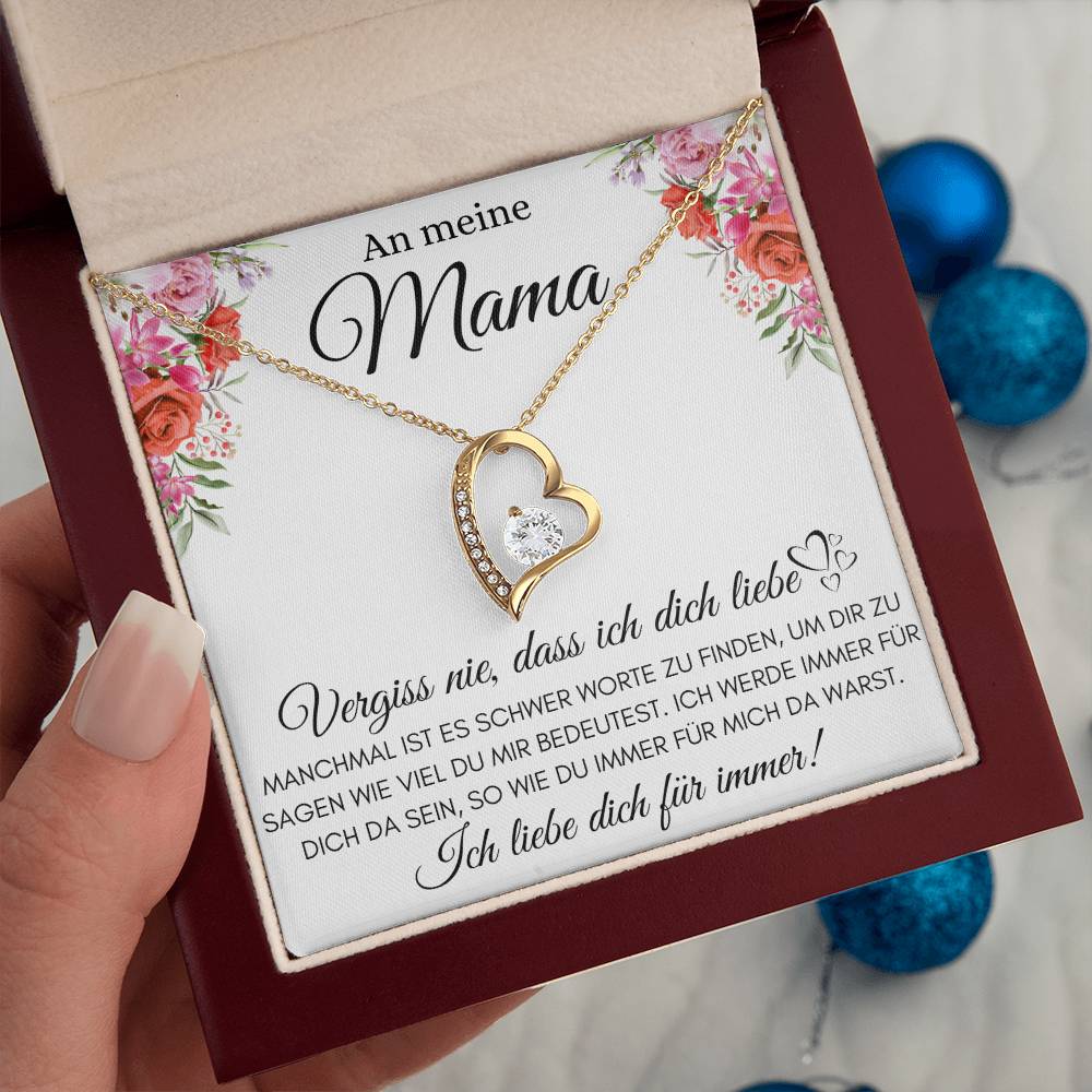 Mama - Ich liebe dich für immer! - Herzkette