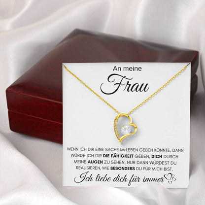 An meine Frau "Fähigkeit Geben" - Luxus Halskette