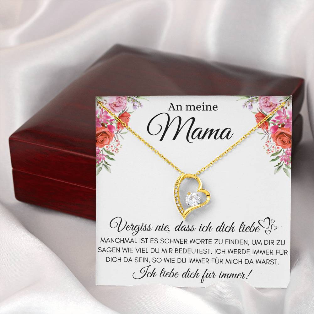 Mama - Ich liebe dich für immer! - Herzkette