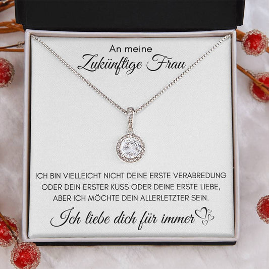 An meine zukünftige Frau - Kristall Halskette
