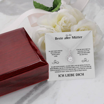 An die beste aller Mütter - Kristall Halskette