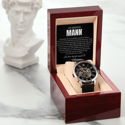An Meinen Mann - Skelettarmbanduhr